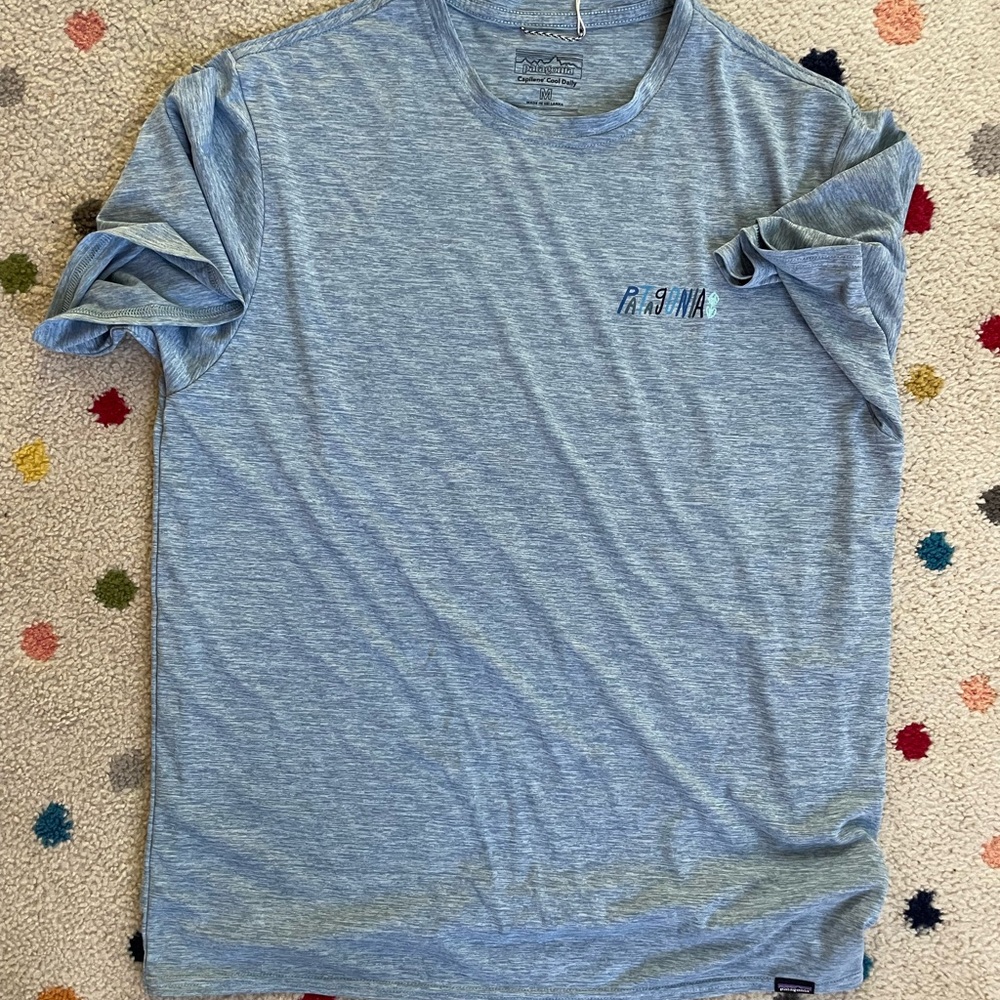 Patagonia Light Blue Short Sleeve Tee